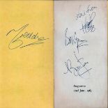 The Rolling Stones and Freddie and the Dreamers signed vintage programme from 1964. This vintage