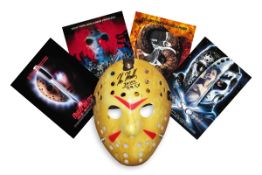 Kane Hodder Friday 13th hand-signed Jason Voorhees mask. Hand-Signed by Kane Hodder, who played