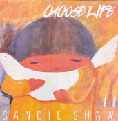 SANDIE SHAW Singer signed LP Cover 'Choose Life' No Record. Good condition. All autographs come with