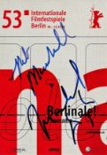 Rob Marshall and Michael Douglas signed 53rd Berlin International Film Festival card. This Film