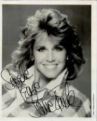 Actor, Jane Fonda vintage signed and inscribed 10x8 photograph. Fonda (born December 21, 1937) is an