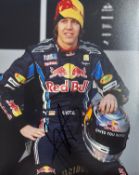 Motor Racing, Sebastian Vettel signed 10x8 colour photograph pictured in his race suit. Vettel (born