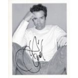 Illusionist, David Copperfield signed 10x8 black and white photograph. Copperfield, is an American