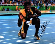 Olympics, Usain Bolt signed 10x8 colour photograph. Usain St. Leo Bolt, is a retired Jamaican