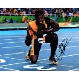 Olympics, Usain Bolt signed 10x8 colour photograph. Usain St. Leo Bolt, is a retired Jamaican