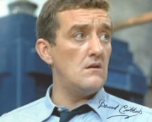 Bernard Cribbins signed 8x10 photo from the Doctor Who movie Invasion Earth. Good condition. All