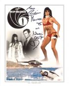 007 Bond girl Caroline Munro signed 8x10 The Spy Who Loved Me photo. Good condition. All