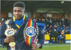 Boxing Lerrone Richards signed 12x8 colour photo. Lerrone Jermaine Richards, born 25 August 1992, is