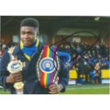 Boxing Lerrone Richards signed 12x8 colour photo. Lerrone Jermaine Richards, born 25 August 1992, is