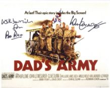 Dads Army 8x10 comedy photo signed by actor Ian Lavender who played Private Pike in the series. Good