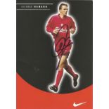 Football Dietmar Hamann signed 6x4 Nike promo photo. German professional football coach, former