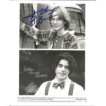 Austin O'Brien and Aaron Metchik signed 10 x 8 inch black and white photo from Baby Sitters Club.