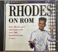 Gary Rhodes signed CD sleeve titled Rhodes on Rom signature on front includes CD. Good condition.
