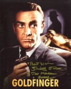 007 Bond girl, lovely 8x10 photo signed by Goldfinger actress Shirley Eaton. Good condition. All