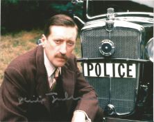Philip Jackson signed 10 x 8 inch colour photo from Poirot. Good condition. All autographs come with