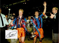 Football, Ronald Koeman signed and mounted colour presentation photograph, approx 12x16. Koeman is a