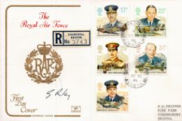 George Cross winner G Riley GC signed 1986 RAF FDC with Bristol CDS postmark. Good condition. All