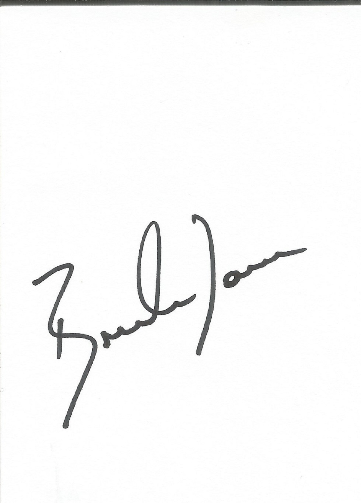 Collection of 9 Rugby Signatures on Card Including Brendan Jones, Gareth Archer, Stuart Legg, Doddie - Image 3 of 3