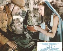 Bernard Cribbins signed 8x10 photo from the fantasy movie 'She'. Good condition. All autographs come