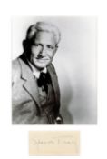 Spencer Tracy signature piece mounted below b/w photo. Approx overall size 14x11. Good condition.