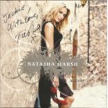 Natasha Marsh signed CD to Jackie. TV Film autograph. Good condition. All autographs come with a