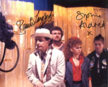 Doctor Who 8x10 'Curse of Fenric' photo signed by Sophie Aldred and Bonnie Langford. Good condition.