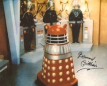 Doctor Who 8x10 Invasion Earth photo signed by actor Bernard Cribbins. Good condition. All