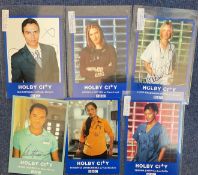 Collection of 6 Holby City Signatures on Holby City Cards. Signatures include Ian Aspinall as