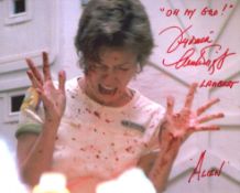 Alien. science fiction horror movie photo signed by actress Veronica Cartwright as Lambert. Good