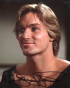 Flash Gordon movie 8x10 photo signed by Flash himself, actor Sam J Jones. Good condition. All