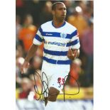 Football Anton Ferdinand signed 12x8 colour photo pictured in action for Queens Park Rangers.