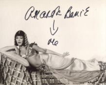Carry On Cleo 8x10 comedy movie photo signed by actress Amanda Barrie. Good condition. All