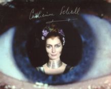 Space 1999 TV sci-fi series photo signed by actress Catherine Schell. Good condition. All autographs