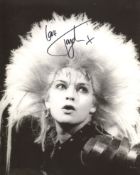 Toyah. Nice 8x10 photo signed by pop star and Quadrophenia actress Toyah Willcox. Good condition.