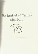 Alfie Deyes signed paperback book titled The Scrapbook of My Life. A signed card from the author