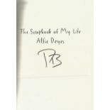 Alfie Deyes signed paperback book titled The Scrapbook of My Life. A signed card from the author