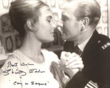 Shirley Eaton signed 8x10 Carry On comedy movie scene 8x10 photo. Good condition. All autographs