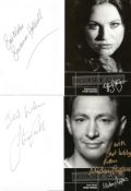 Collection of 17 Brookside Signatures on postcards and Signature cards. Signatures include Tiffany