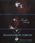 007 Bond girl Melita Clarke signed 8x10 photo from Diamonds are Forever. Good condition. All