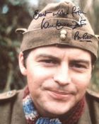 Dads Army 8x10 comedy photo signed by actor Ian Lavender who played Private Pike in the series. Good