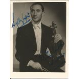 Sydney Lipton signed 2. 5 x 3. 5 inch b/w photo to Norman. Condition 8/10. Good condition. All