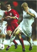 Football Danny Mills signed 12x8 colour photo pictured in action for Leeds United. Daniel John