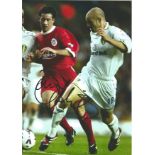 Football Danny Mills signed 12x8 colour photo pictured in action for Leeds United. Daniel John