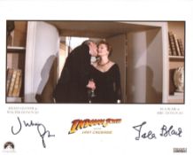 Indiana Jones and The Last Crusade 8x10 photo signed by two stars of the movie, Julian Glover and