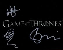 Game of Thrones multi signed 10x8 colour photo signatures include cast members Edward Dogliani ,