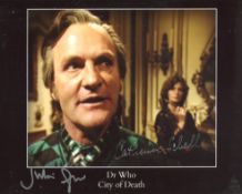 Doctor Who City of Death photo signed by Julian Glover and Catherine Schell. Good condition. All