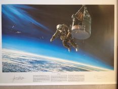 Joe Kittinger. Excelsior III historical giclee art print depicting Colonel Joe Kittinger during