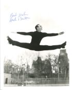 Olympic and World skating champion Dick Button signed 8x10 photo, he won gold at the 1948 and 1952