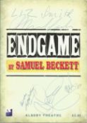 Liz Smith, Lee Evans and Geoffrey Hutchings signed Endgame 2004 programme. Signed on front cover.