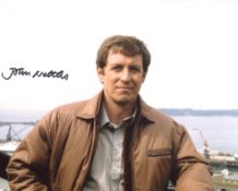 Bergerac, a lovely 8x10 photo signed by actor John Nettles as the TV detective Bergerac. Good